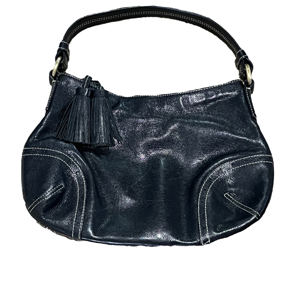 ❤️Talbots Leather Hobo Bag Black